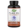 Фото товару Flax Oil Max Strength, Лляна олія 1300 мг, 200 капсул