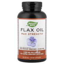 Flax Oil Max Strength Льняное масло 1300 мг Nature's