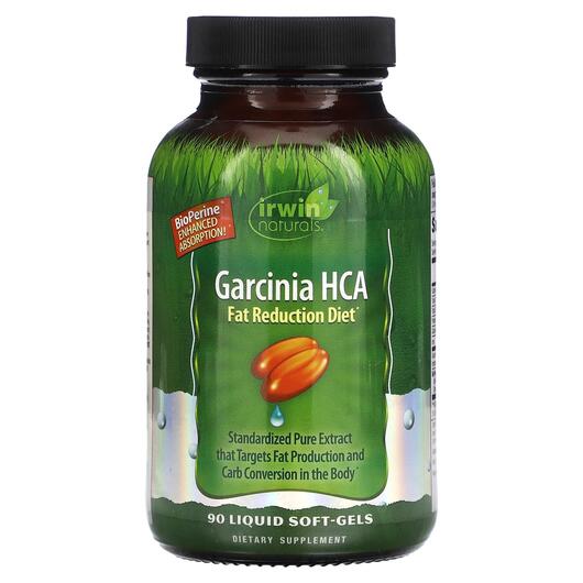 Основное фото товара Irwin Naturals, Гарциния камбоджийская, Garcinia HCA, 90 капсул