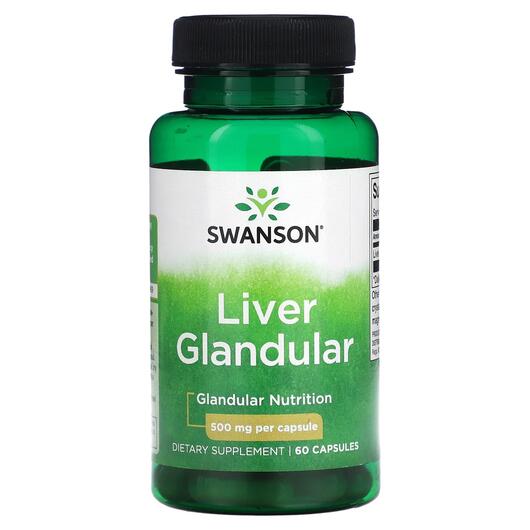 Основное фото товара Гамма-линоленовая кислота, Liver Glandular 500 mg, 60 капсул