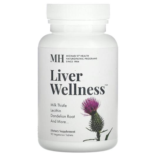 Основне фото товара MH, Liver Wellness, Підтримка печінки, 90 таблеток