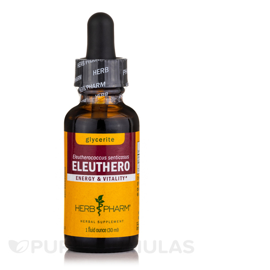 Основное фото товара Herb Pharm, Элеутеро, Eleuthero Alcohol-Free, 30 мл