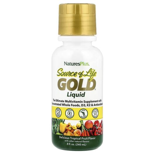 Основное фото товара Source of Life Gold Liquid Tropical Fruit, Витамины для детей, 23