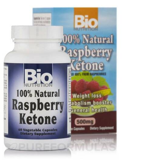 Основное фото товара Bio Nutrition, Малина, 100% Natural Raspberry Ketone, 60 капсул