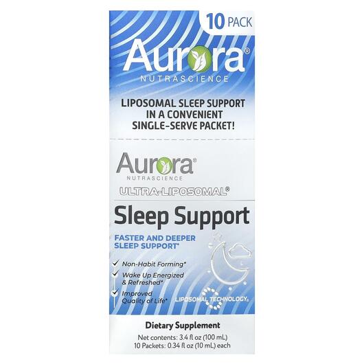 Основное фото товара Поддержка сна, Ultra-Liposomal Sleep Support, 10 шт