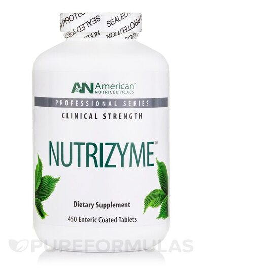 Основное фото товара American Nutriceuticals, Ферменты, Nutrizyme, 450 таблеток