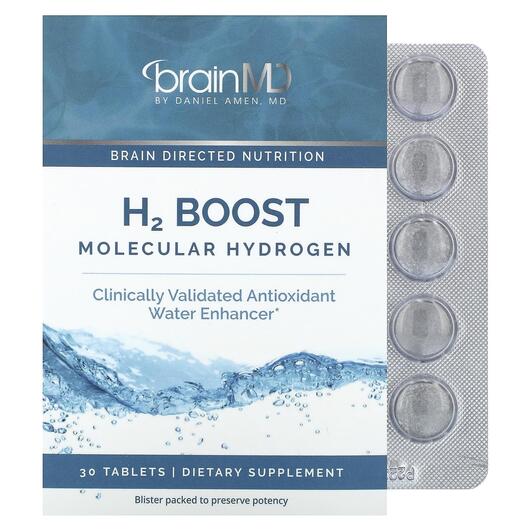 Основное фото товара Молекулярный водород, H2 Boost Molecular Hydrogen, 30 таблеток