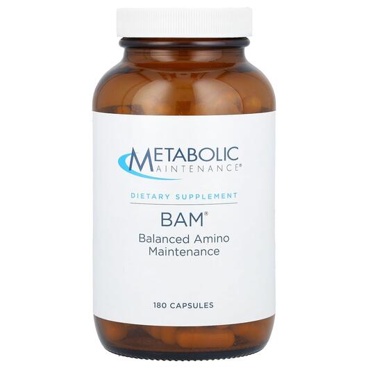 Основное фото товара Аминокислоты, BAM Balanced Amino Maintenance 750 mg, 180 капсул