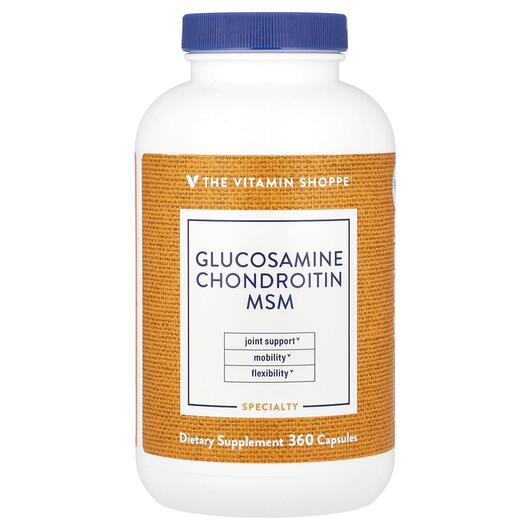 Основное фото товара Глюкозамин Хондроитин, Glucosamine Chondroitin MSM, 360 капсул