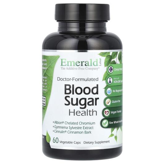 Основное фото товара Emerald, Поддержка уровня сахара, Blood Sugar Health, 60 капсул