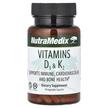 NutraMedix, Витамины D3 + K2, Vitamins D3 & K2, 90 капсул