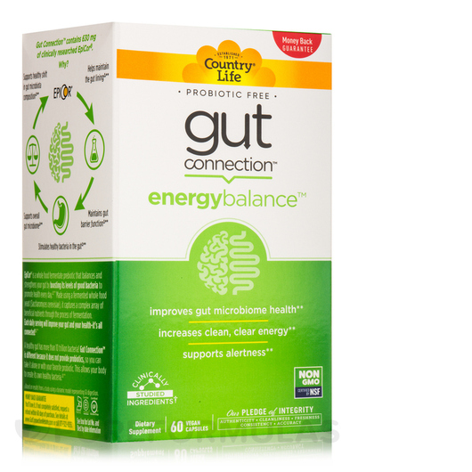 Основное фото товара Поддержка кишечника, Gut Connection Energy Balance, 60 капсул