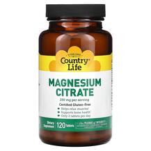 Magnesium Citrate 250 mg Магний Цитрат Country Life