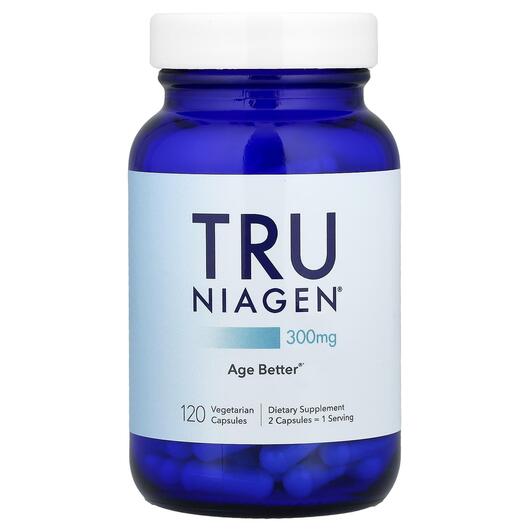Основное фото товара Tru Niagen, Никотинамид рибозид, Tru Niagen 150 mg, 120 капсул