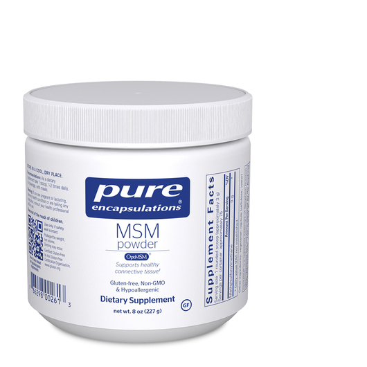 Основное фото товара Pure Encapsulations, Метилсульфонилметан МСМ, MSM Powder, 227 г
