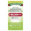 Фото товара One Daily Advanced Probiotic-14 3 Billion CFU, Пробиотики, 60 кап