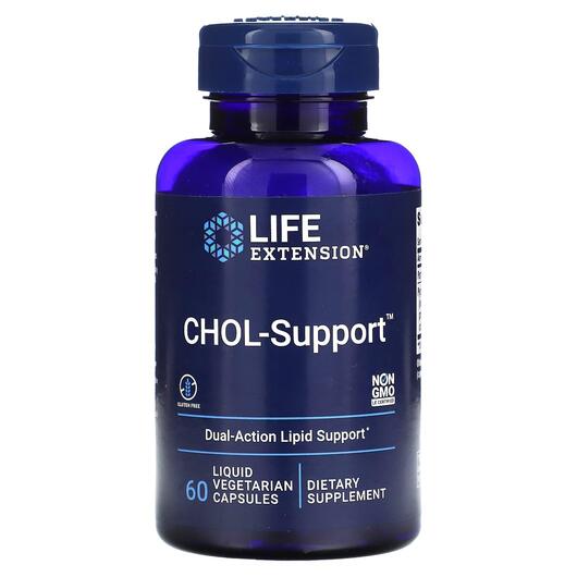 Основное фото товара Life Extension, Поддержка холестерина, CHOL-Support, 60 капсул