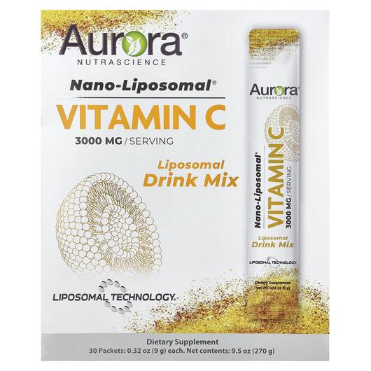 Основное фото товара Витамин C Липосомальный, Nano-Liposomal Vitamin C 3000 mg, 30 шт