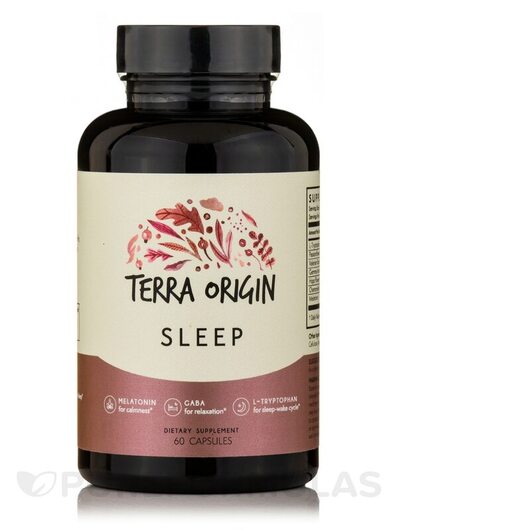 Основное фото товара Terra Origin, Мелатонин, Sleep, 60 капсул