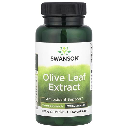 Основное фото товара Экстракт оливковых листьев, Olive Leaf Extract, 60 капсул
