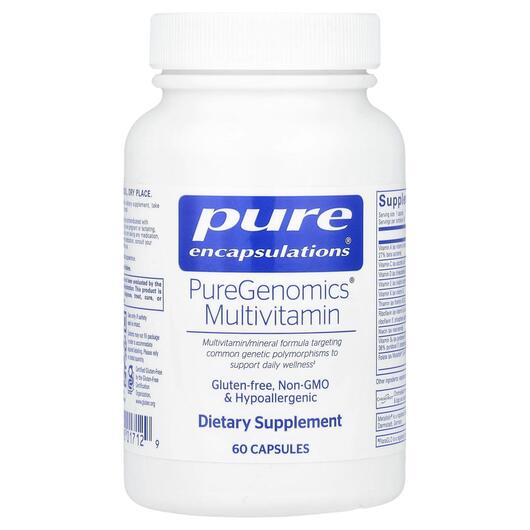 Основное фото товара Мультивитамины, PureGenomics Multivitamin, 60 капсул