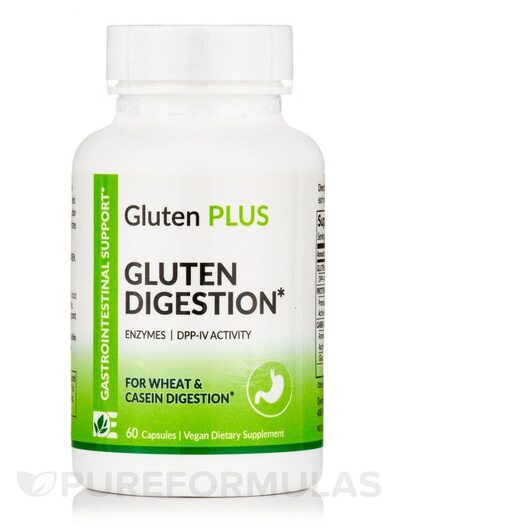 Основное фото товара Ферменты, Gluten Plus Extra Strength Gluten Digestion, 60 капсул