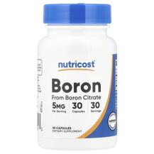 Бор Boron 5 mg Nutricost 30 капсул