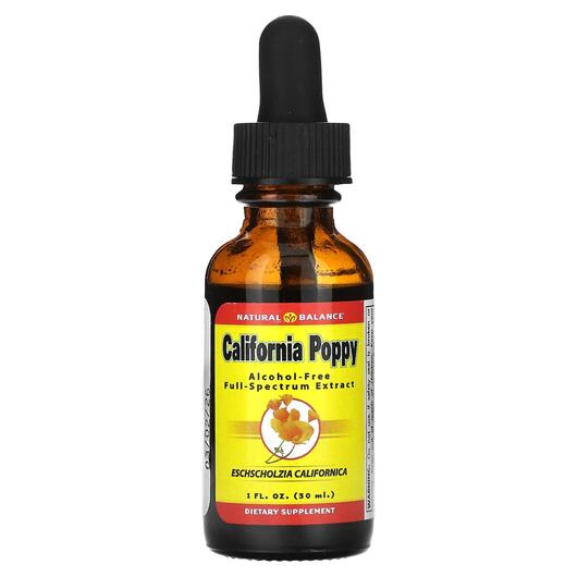 Основное фото товара Калифорнийский мак, California Poppy Alcohol-Free, 30 мл