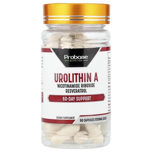 Основное фото товара Probase Nutrition, Уролитин A, Urolithin A, 60 капсул