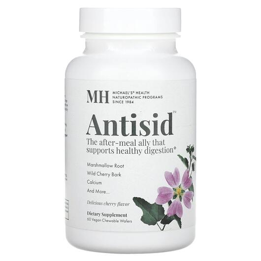 Основное фото товара MH, Экстракт вишни, Antisid Cherry, 60 Vegan Chewable Wafers