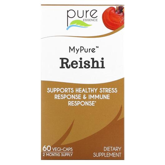 Основное фото товара Pure Essence, Грибы Рейши, My Pure Reishi, 60 капсул