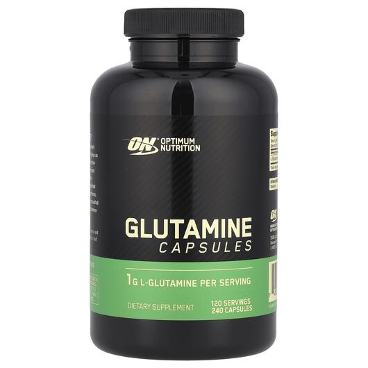 Основное фото товара Optimum Nutrition, L-Глутамин, Glutamine 1000 mg, 240 капсул