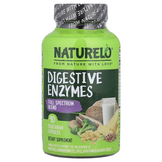 Основное фото товара Ферменты, Digestive Enzymes Full Spectrum Blend, 90 капсул