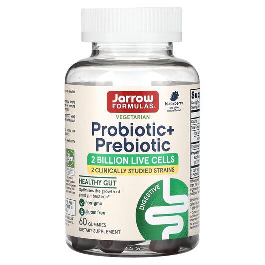 Основное фото товара Пробиотики, Probiotic + Prebiotic 2 Billion, 60 таблеток