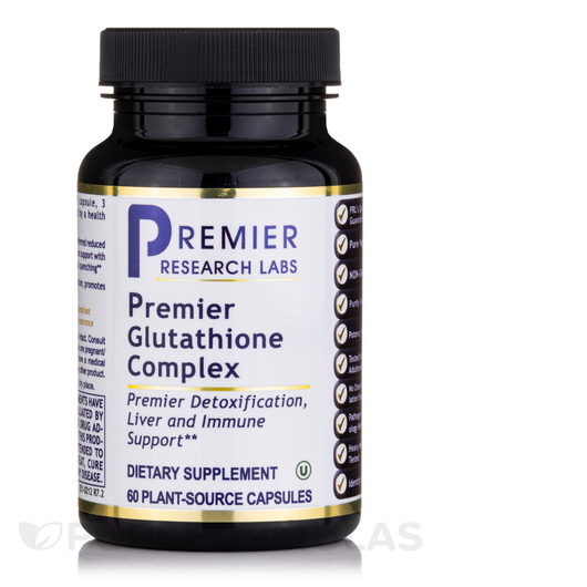 Основное фото товара L-Глутатион, Premier Glutathione Complex, 60 капсул