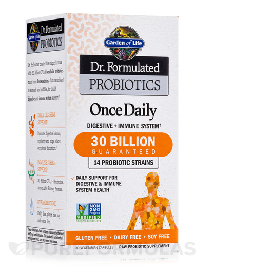 Основное фото товара Пробиотики, Dr. Formulated Probiotics Once Daily, 30 капсул