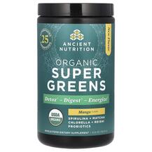 Суперфуд Organic SuperGreens Mango Ancient Nutrition