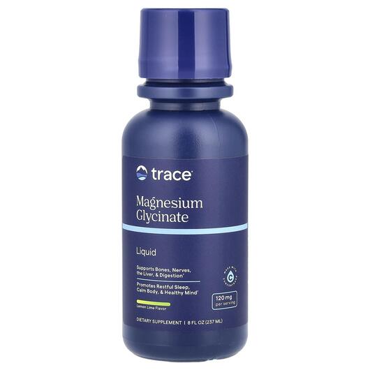 Основное фото товара Trace, Магний Глицинат, Magnesium Glycinate, 237 мл