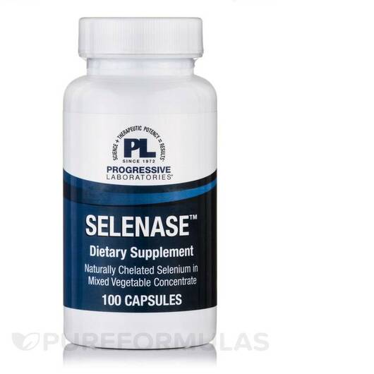 Основное фото товара Progressive Labs, Кардио комплекс, Selenase 100 mcg, 100 капсул