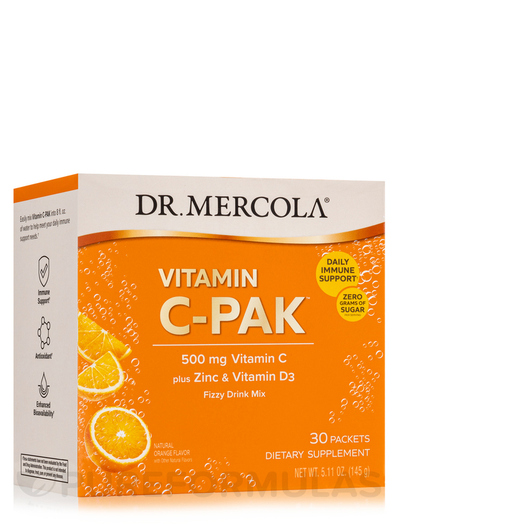 Основное фото товара Dr. Mercola, Витамин C, Vitamin C-PAK 1 Box of, 30 шт