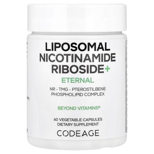 Основное фото товара Никотинамид рибозид, Liposomal Nicotinamide Riboside+, 60 капсул