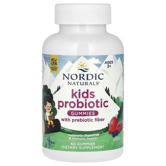 Основное фото товара Probiotic Gummies Kids Merry Berry, Пробиотики для детей, 60 табл