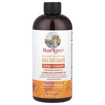 Liquid Morning Multivitamin + Hair Growth Peach