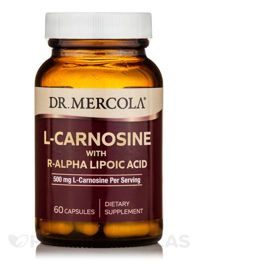 Основне фото товара L-Carnosine with R-Alpha Lipoic Acid, L-Карнозин, 60 капсул