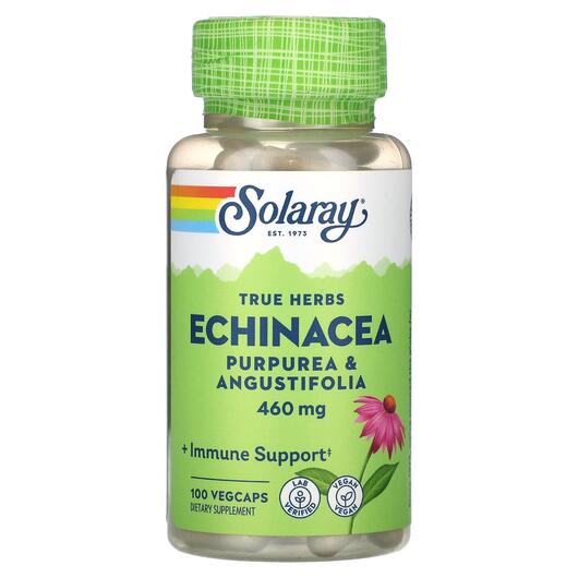 Основное фото товара True Herbs Echinacea Purpurea & Angustifolia, Эхинацея, 100 к