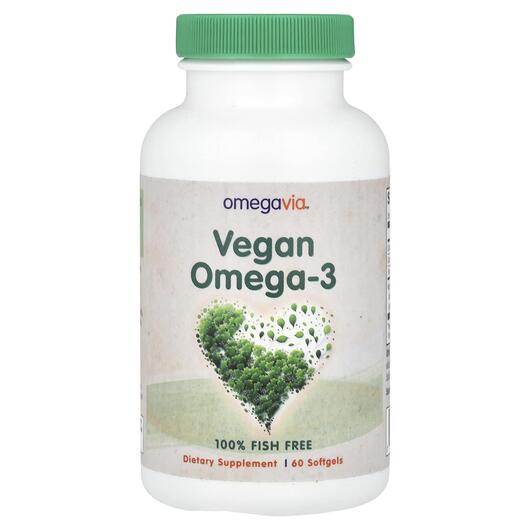 Основное фото товара OmegaVia, Омега 3, Vegan Omega-3, 60 капсул