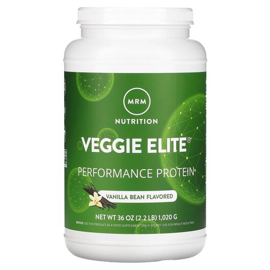 Основное фото товара MRM, Протеин Ваниль, Veggie Elite, 1020 г