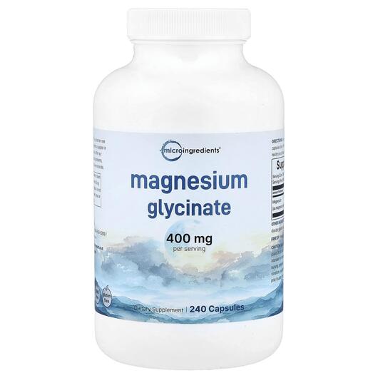 Основное фото товара Магний Глицинат, Magnesium Glycinate, 240 капсул