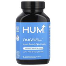 OMG! Omega The Great Омега 3 HUM Nutrition 60 капсул