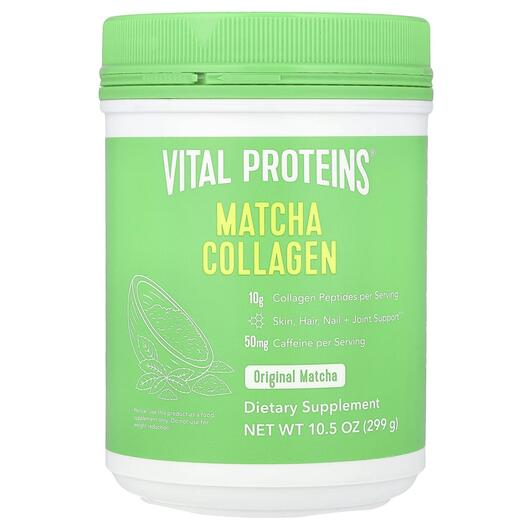Основное фото товара Vital Proteins, Коллаген, Matcha Collagen Original Matcha, 299 г